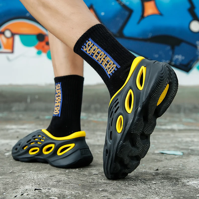 Сандалии пляжные унисекс повседневные Мягкие воздухопроницаемые без застежки