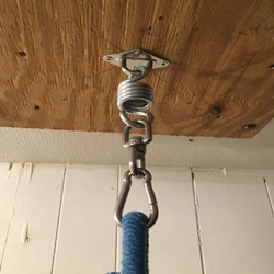 Support de hamac en forme de U, crochets de plafond en acier inoxydable, Suspension trapèze, balançoire, chaise suspendue de Yoga aérien 