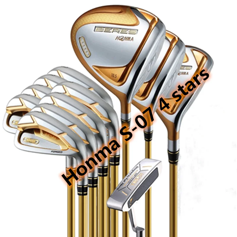Набор для гольф клубов OEM Honma Bere S 07 комплекты с 4 звездами драйверами + фарватером