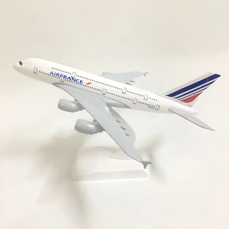 JASON TUTU 20cm Plane Model Airplane Model Air France Airbus A380 Aircraft Model 1:300 Diecast Metal Airplanes Planes Toys
