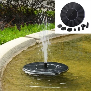

Mini Solar Powered Fountain Garden Pool Pond Solar Panel Floating Fountain Garden Decoration Water Fountain Drop Shipping