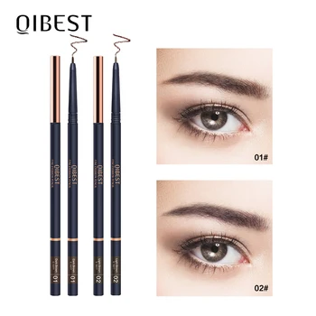 

QIBEST EyeBrow Pencil Cosmetics Makeup Tint Eyebrow Natural Long Lasting Eyebrow Pen Waterproof Ultra Fine 1.5mm Eye brow Makeup