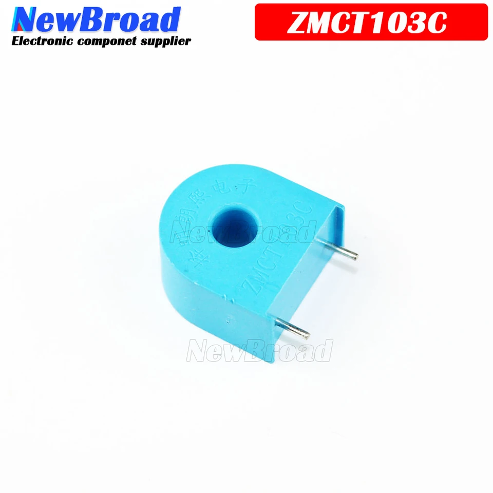 Dip-2 Pin Current Transformer ZMCT103C 5A AC Current Transformer Sensor ...