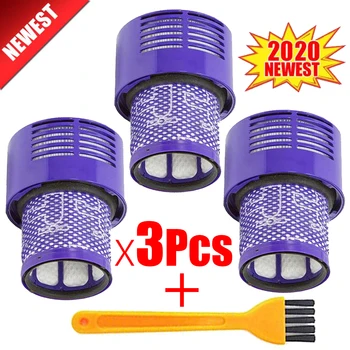 

Washable Big Filter Unit For Dyson V10 Sv12 Cyclone Animal Absolute Total Clean Cordless Vacuum Cleaner, Replace Filter