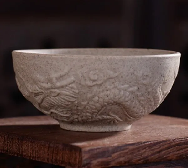 Японская грубая керамика чайная чашка керамический офисный мастер чашка для Пуэр чайная чашка из фарфора чайный набор кунг-фу - Цвет: E