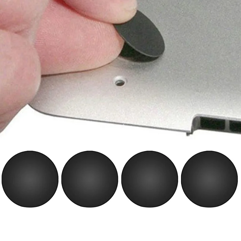 4Pcs Rubber Wearproof Laptop Tool Bottom Case Replacement Accessories Feet Pad Cover Mini Stand Adhesive For Macbook Pro  A1278