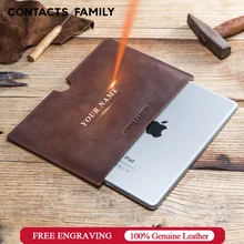 Чехол для планшета Crazy Horse из натуральной кожи, сумка для iPad mini 2 3 4 5 7,9 дюймов, противоударный мягкий защитный чехол из нубука