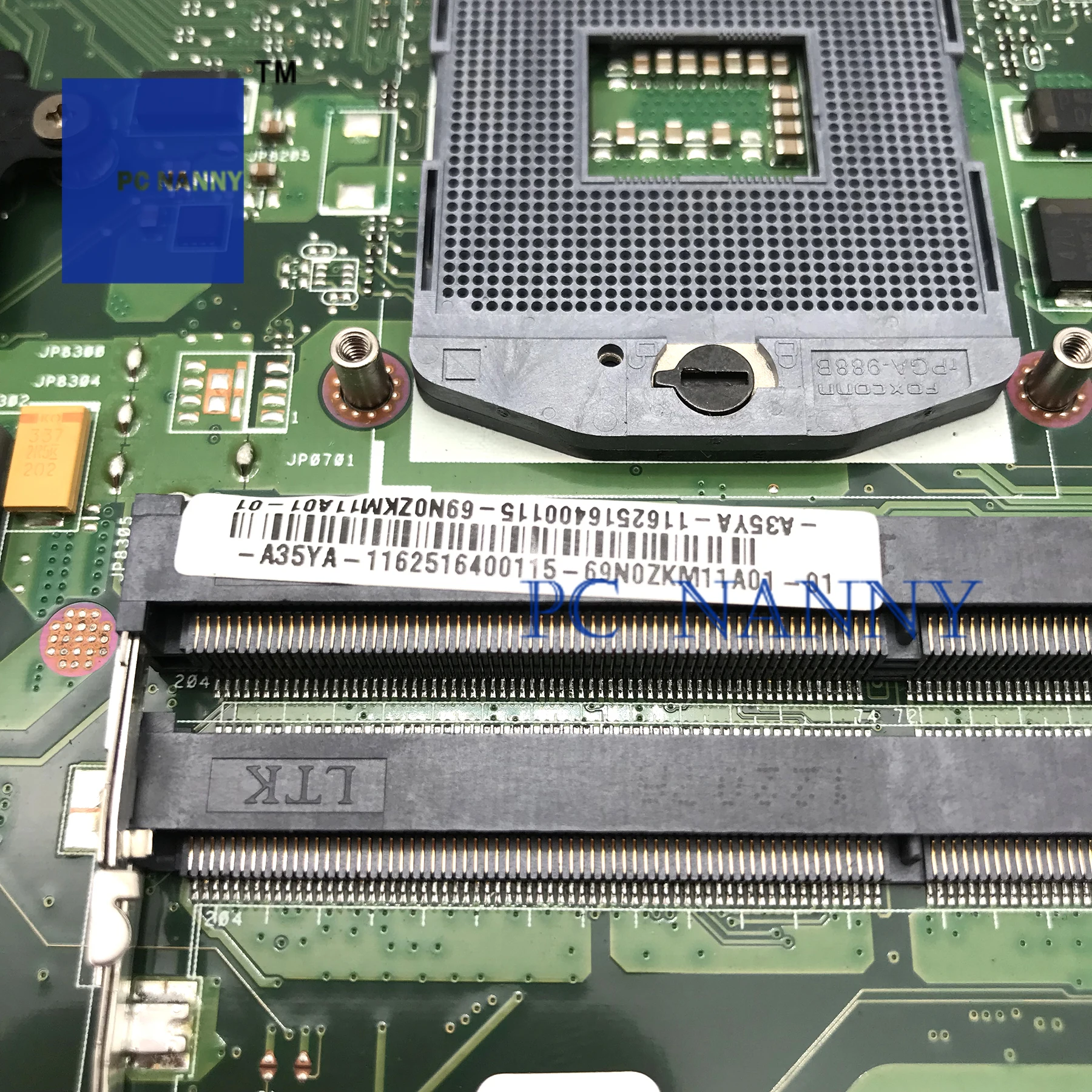 PANANNY для A35YA Материнская плата ноутбука HM75 DDR3 Протестирована