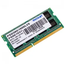 Модуль памяти PATRIOT,для ноутбука 8GB PC12800 DDR3L SO PSD38G1600L2S