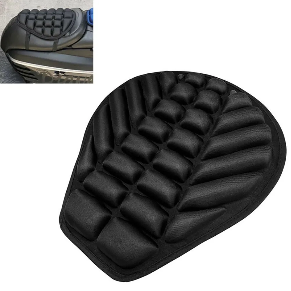 1pcs Antislip Motorcycle Seat Cover Sunscreen Mat 3d Shock Absorb
