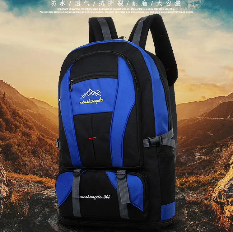 

2019 Men Multi-functional Sports Backpack Large Capacity Backpack Outdoor Waterproof Nylon WOMEN'S Bag Travel Bag