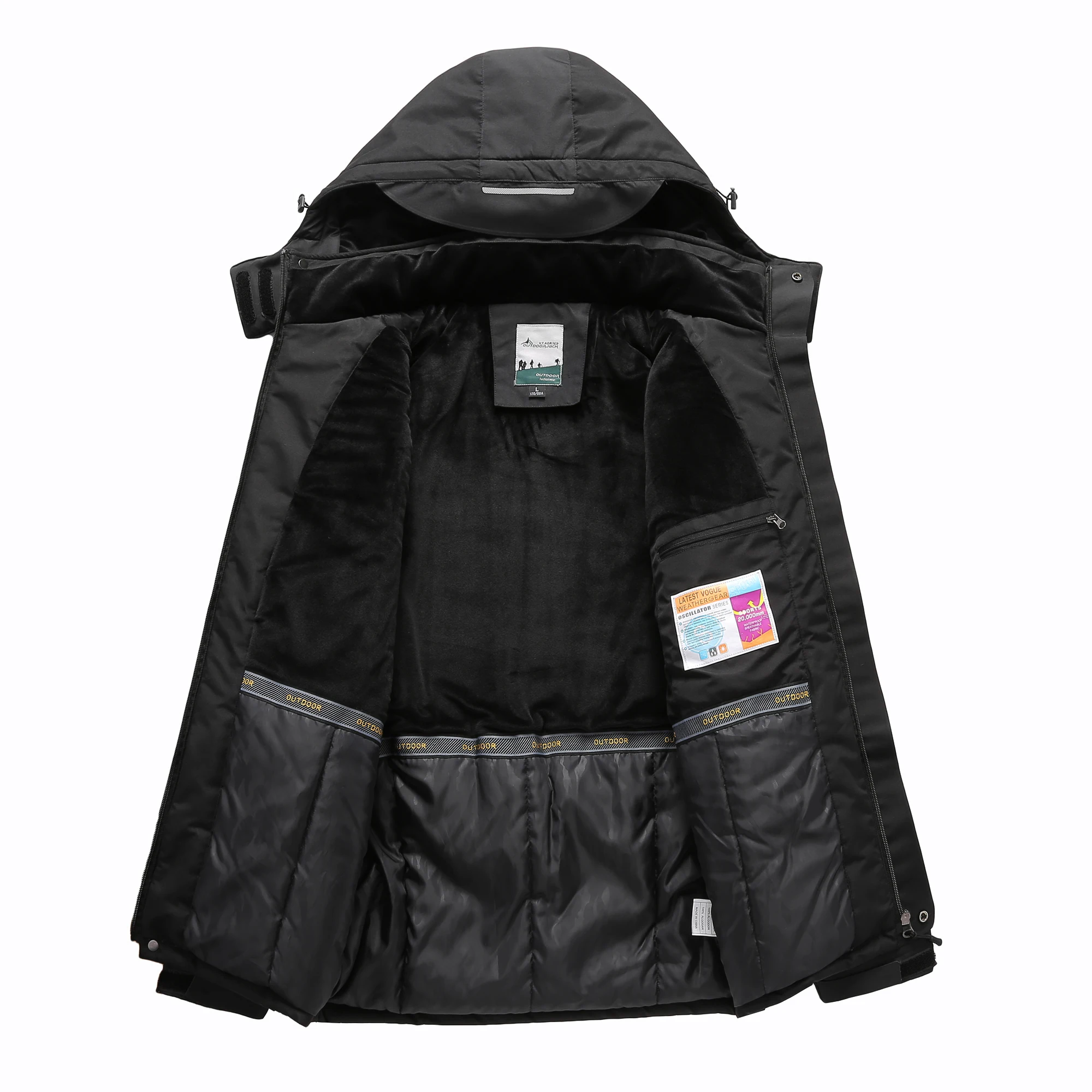 Goede Mannen Winter Jas Waterdicht Hooded Windbreaker Man Dikke Warme Parka Fleece Jas Jas Mannen Plus Size 7XL 8XL 9XL Dropshipping