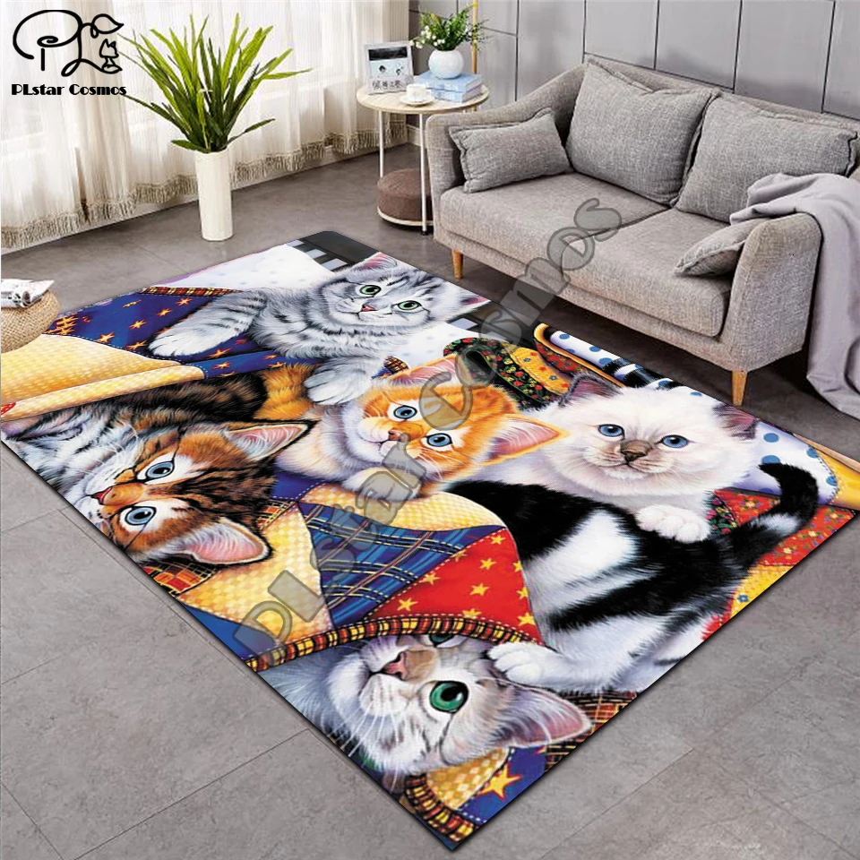 Собака/ковер в форме кошки нордические ковры мягкие фланелевые 3D коврики с принтом коврик для гостиной коврики противоскользящие большие ковры ковер Декор для гостиной D-012
