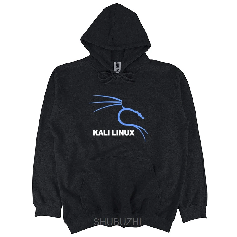 Kali Linux толстовка с капюшоном для мужчин черный пуловер осени и весны Прямая