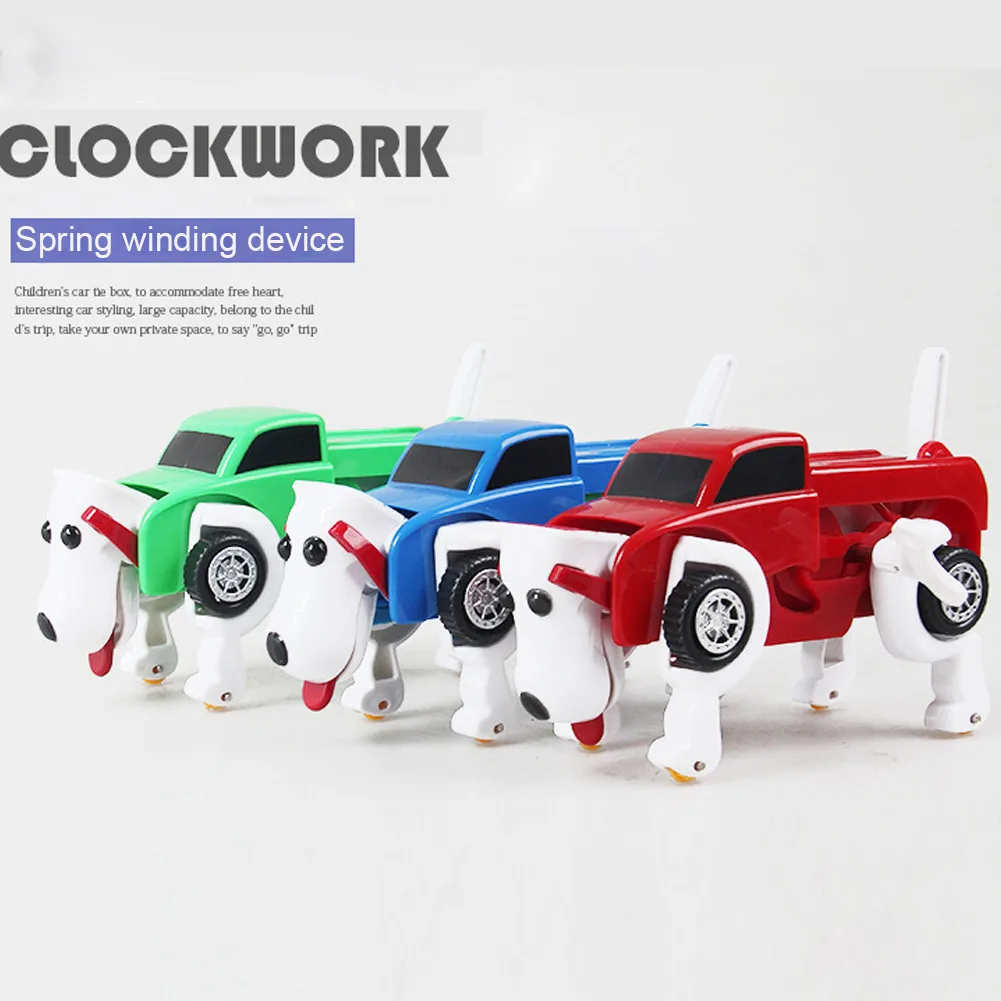 

Car Wind-up Smart Toy for Kids Automatic Trans Boy Toy Gift Wind-up Dog Toys DTT88