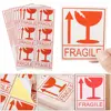 60pcs/lot Hazard Warning Sign Handle With Care Keep Express Label Fragile Warning Label Sticker Adhesive Fragile Parcel Labels ► Photo 2/6