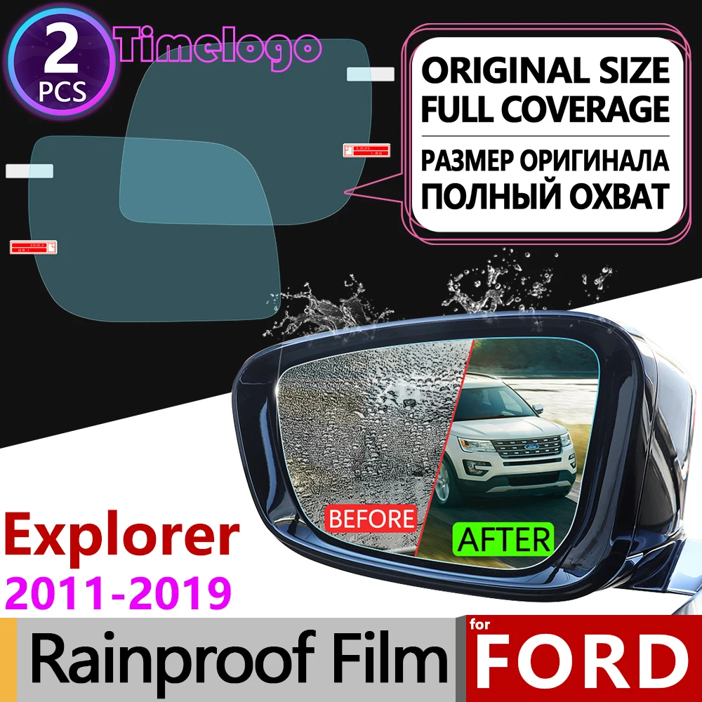 

For Ford Explorer 2011~2019 U502 MK5 Full Cover Anti Fog Film Rearview Mirror Rainproof Anti-fog Films Car Accessories 2014 2016