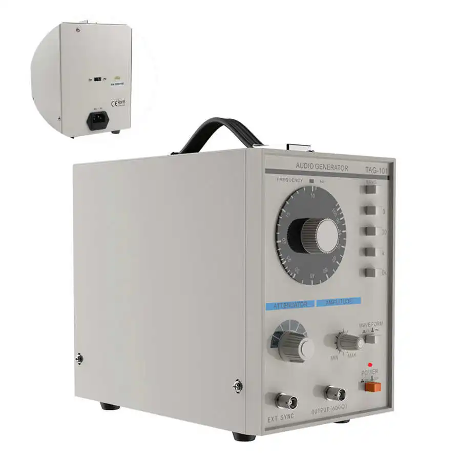 EU Plug TAG101 Signal Generator 220V High Accuracy Low Frequency Signal Generator Signal