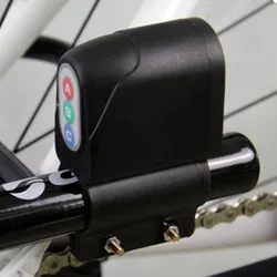 Bike Bicycle Cycling Security Waterproof 4 Digital Code Password 105db Alarm Louder Decibel Anti-theft Lock Safe Biking Locks