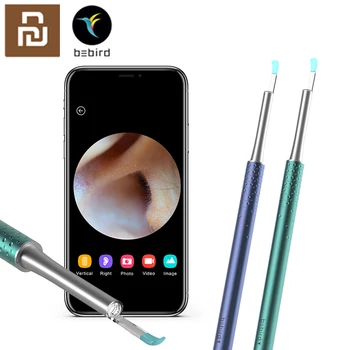 

Youpin BebirdSmart Visual Ear Stick K10 In-Ear Endoscope 300W Mini Camera Borescope Otoscope Ear Picker Tool Set for Kids Adult
