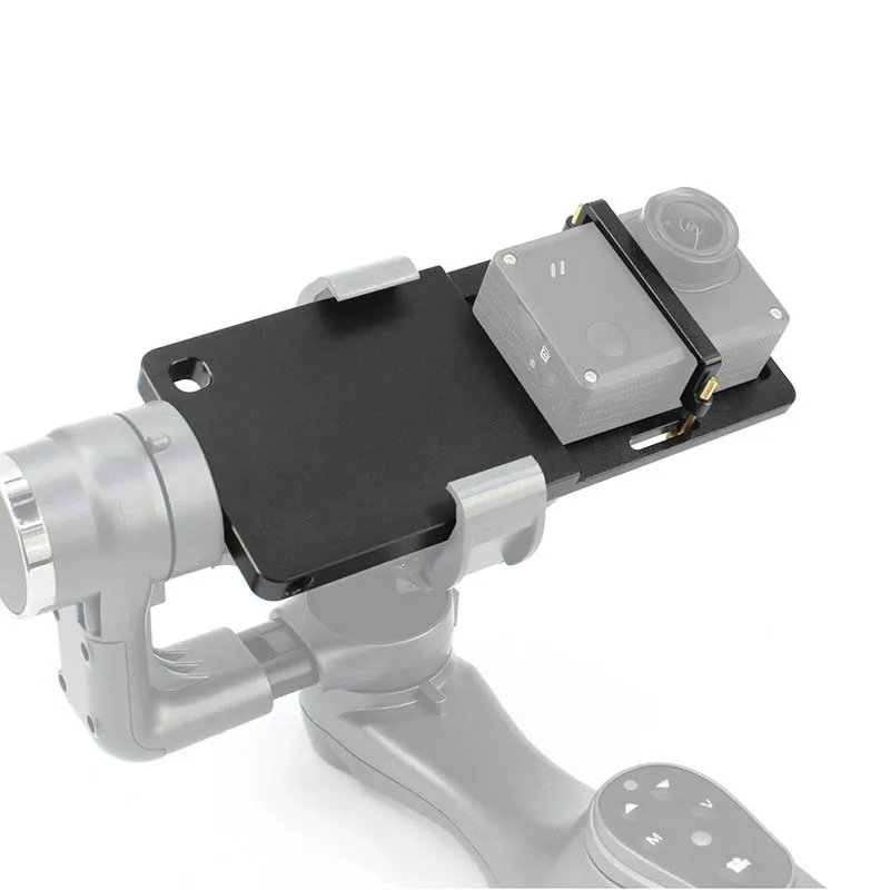 

ABS Switch Mount Plate Adapter for GoPro Hero 4 3+ DJI Osmo Zhiyun Mobile Gimbal OUJ99