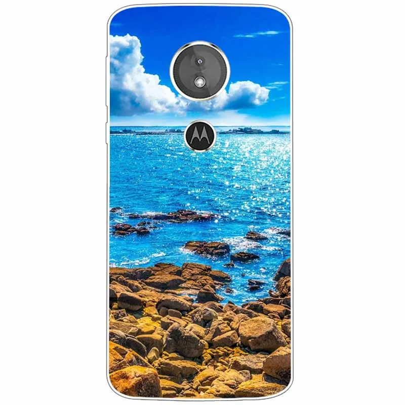 Animal Design TPU Soft Silicone Clear Case for Motorola Moto G6 Series