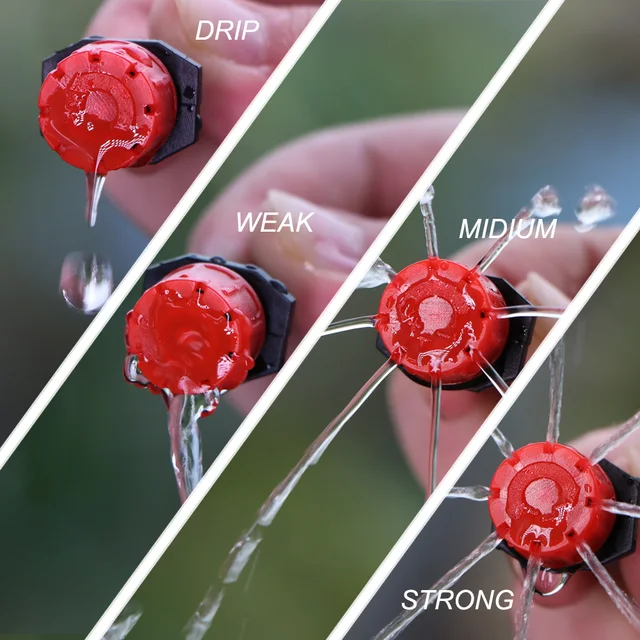 Muciakie 5-50 Méter Gömbszelep Időzítő Kerti Öntözőrendszer Öntözőkészlet Automatikus Permetezés Növényekhez Állítható Fúvókák - Image 6