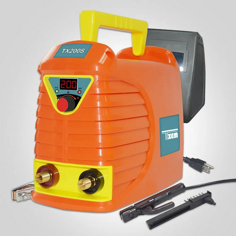 

ZX7-200 Portable DC Welding Machine Small Portable Household Electric Welder Machine With 1.5 M Welding Pliers 1M Ground Clamp