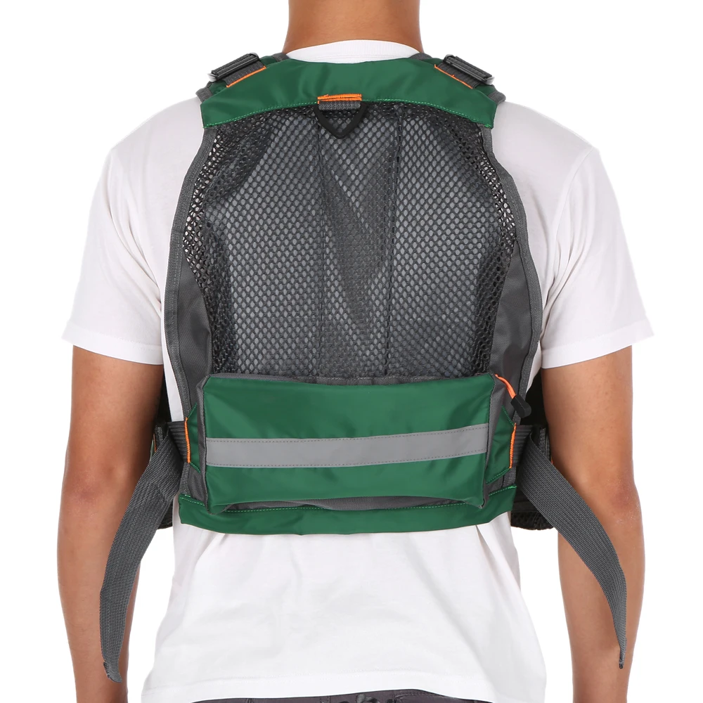 Fishing Vest Outdoor Sport Fishing Vest Men Breathable Swimming Life Jacket Safety Waistcoat