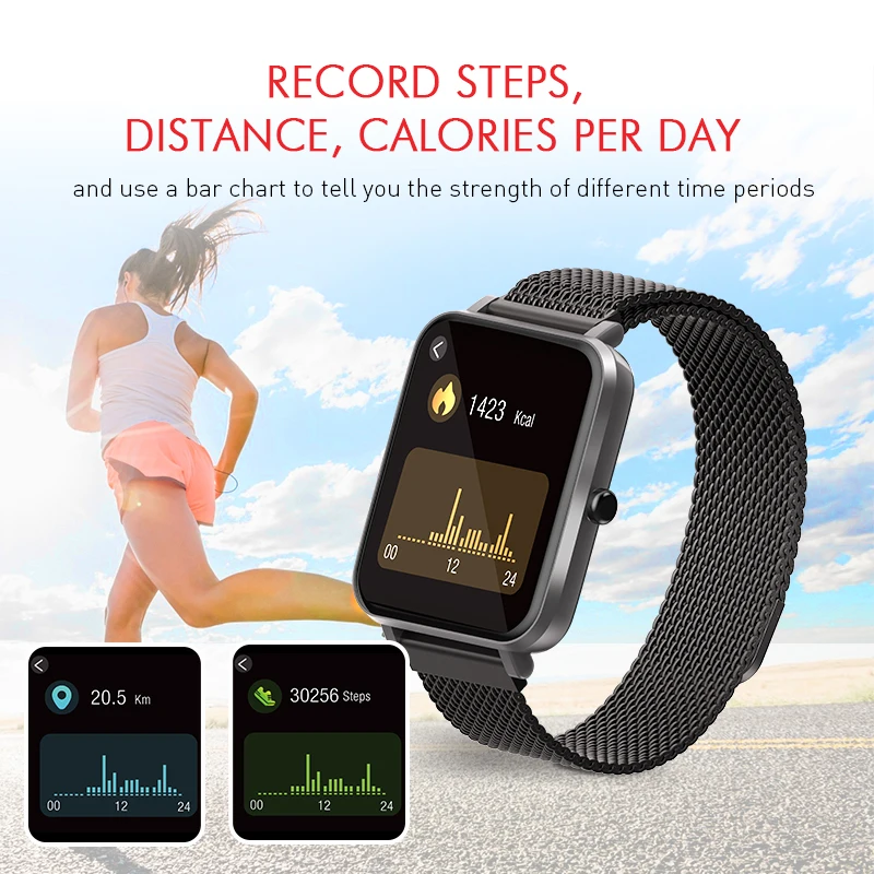  HAVIT Fitness Tracker Smart Watch Blood Pressure Measurement IPX68 3ATM Screen 1.54 inches Watch 7  - 4000329002670
