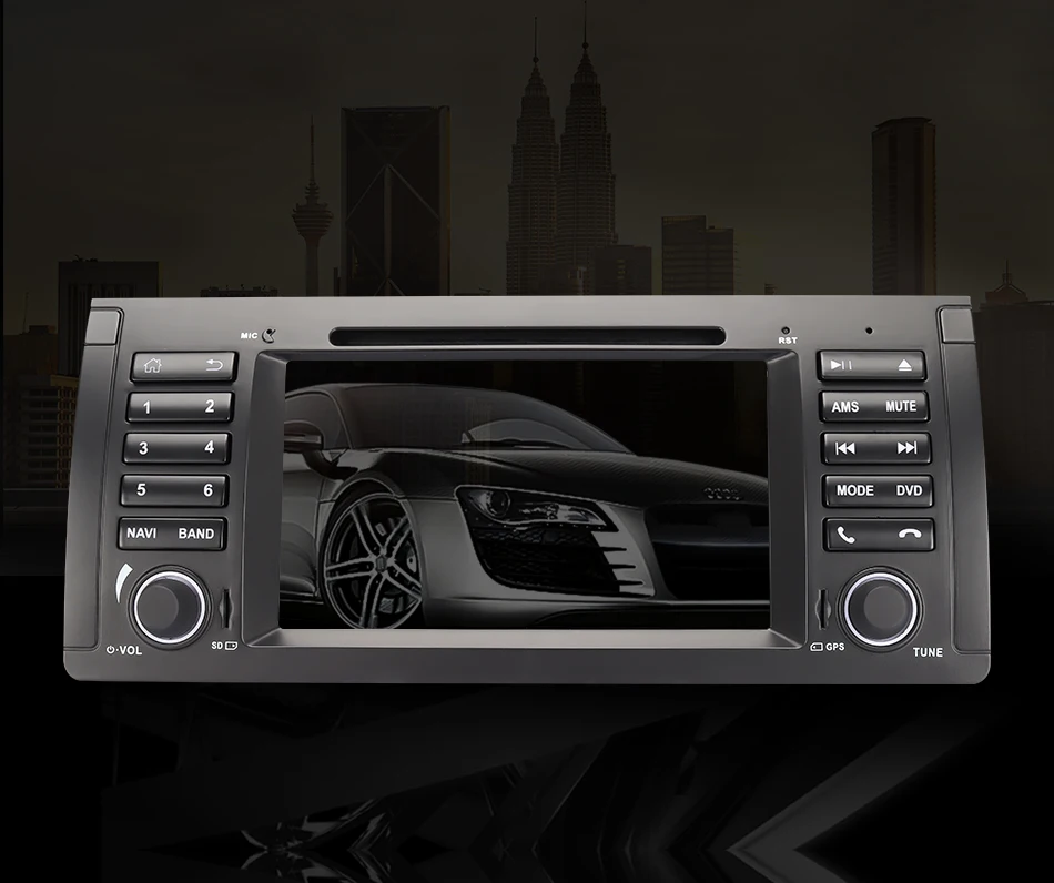 Eunavi 1 din " Android 9,0 автомобильный dvd-плеер для BMW E53 E39 X5 четырехъядерный авто радио Автомобильный мультимедийный стерео с DSP wifi BT SWC