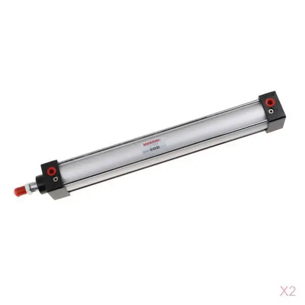 2Pcs SC40 Stroke Model 175/200/250/300 mm Pneumatic Air Pressure Cylinder 1 Piece Aluminum Alloy Bore Dia 40mm