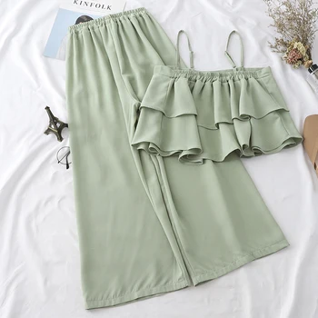 

Heliar 2019 Summer outfit small and double layer lotus leaf edge condole takes unlined upper garment jacket and Woman tall
