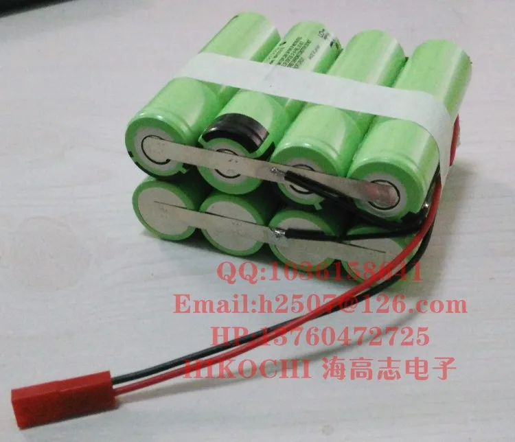 

lithium battery 18650 2s4p 7.4v 8.4v 10400mah with protection board 2*4