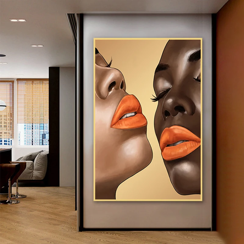TWO SHADES OF BROWN CANVAS PRINT