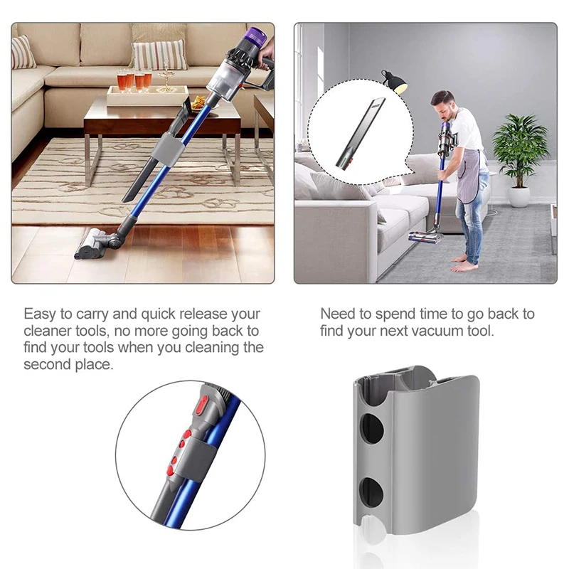 1 шт. аксессуар держатель Крепление зажим для Dyson V7/V8 V10 V11 части пылесоса|Запчасти