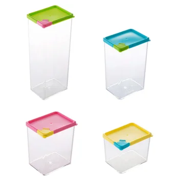 

4PCS Practical Creative Delicate Portable Durable Food Holder Food Keeper Food Box for Storage Food