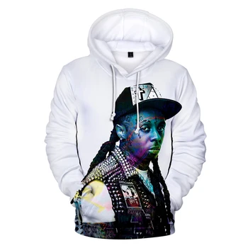 

Warm Idol Zanger Lil Wayne 3D Hoodies Mannen/Vrouwen Lange mouwen Hoodie Warm Houden Trend Lil Wayne jongen/meisje Famous Brand