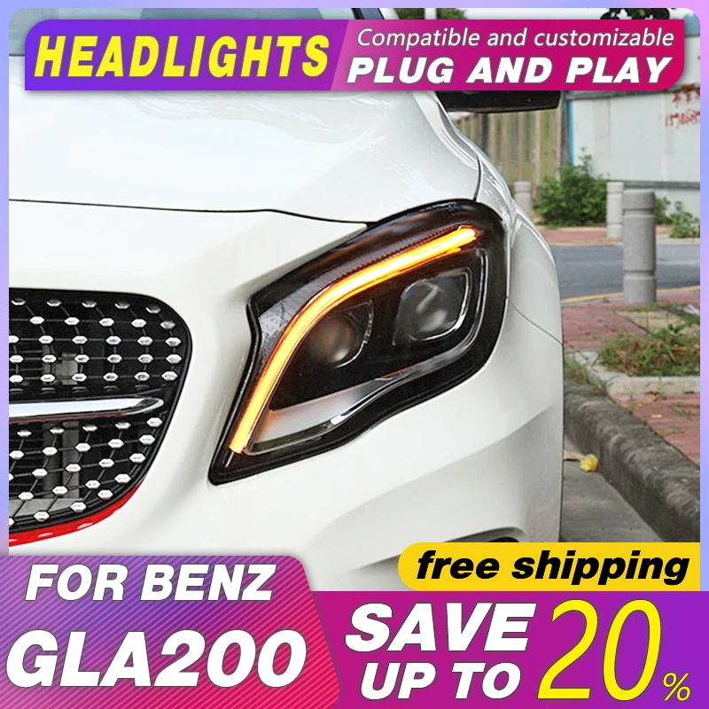 Модифицированная фара Benz gla 200 для BENZ GLA 2015-2019 | Автомобили и мотоциклы