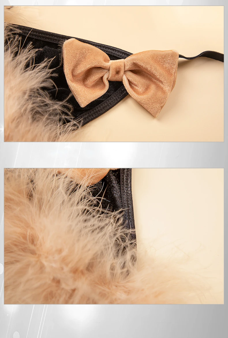 Paloli Ojbk Adorable Elk Xmas Cosplay Costumes Fuzzy Bra With Bow-knot Panties Outfit For Women Flirt Sexy Lingerie Uniform 0630 -Zentai shop online H20a387fc0d2b47e7b7a9bfe0960f4c6dL.jpg