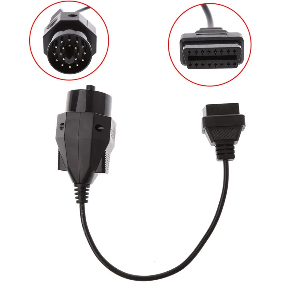 

Top Quality New Hot 20Pin Male To 16Pin Female OBD2 Diagnostic Connector Adapter Cable For BMW 1 Pc