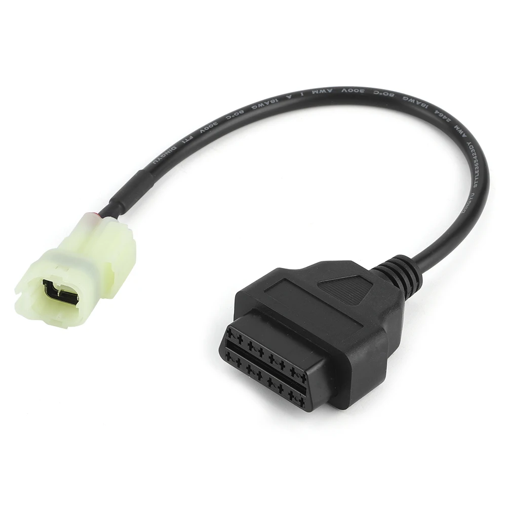 OBD2 до 3 Pin Диагностический Кабель адаптер для мотоцикла Запчасти обнаружения