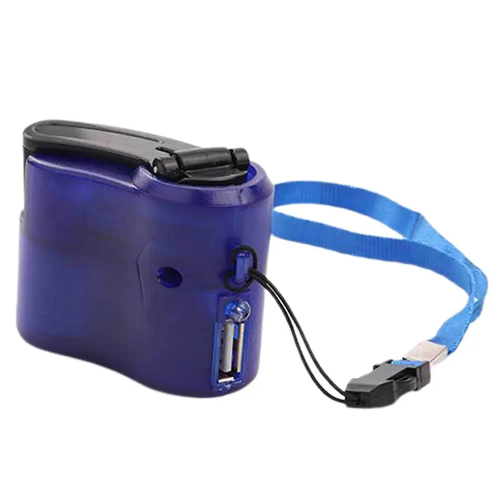 

Mobile Phone Emergency Power USB Hand Crank Charger Electric Generator Universal Mobile Charge Hand Dynamo Charging