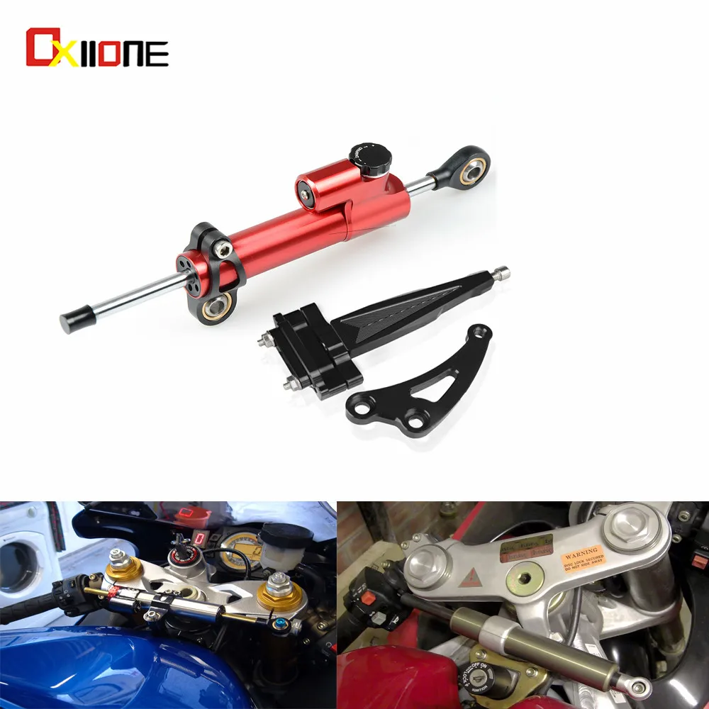 

Motorcycle Steering Stabilize Damper Bracket kit Mount Safty Moto For honda CB650F CB 650F 2014 2015 2016 2017 2018 CAFE RACER