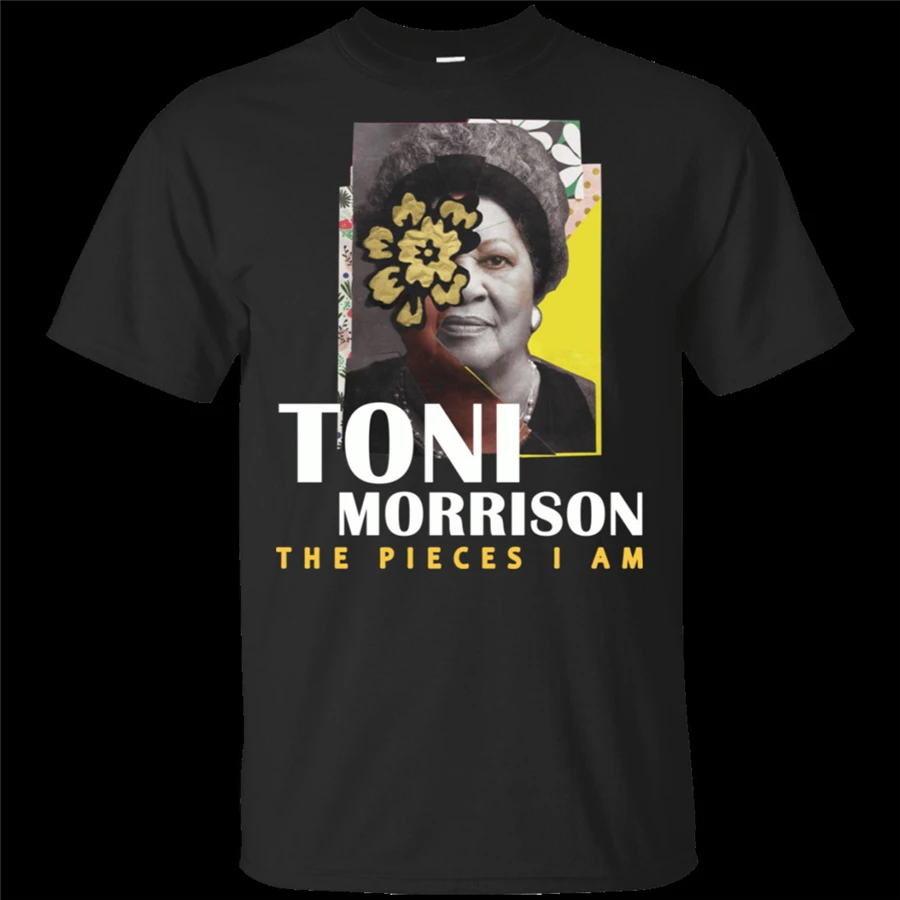 Винтажная футболка с надписью Pieces I am Toni Morrison для мужчин и женщин 2020 черная S-3XL