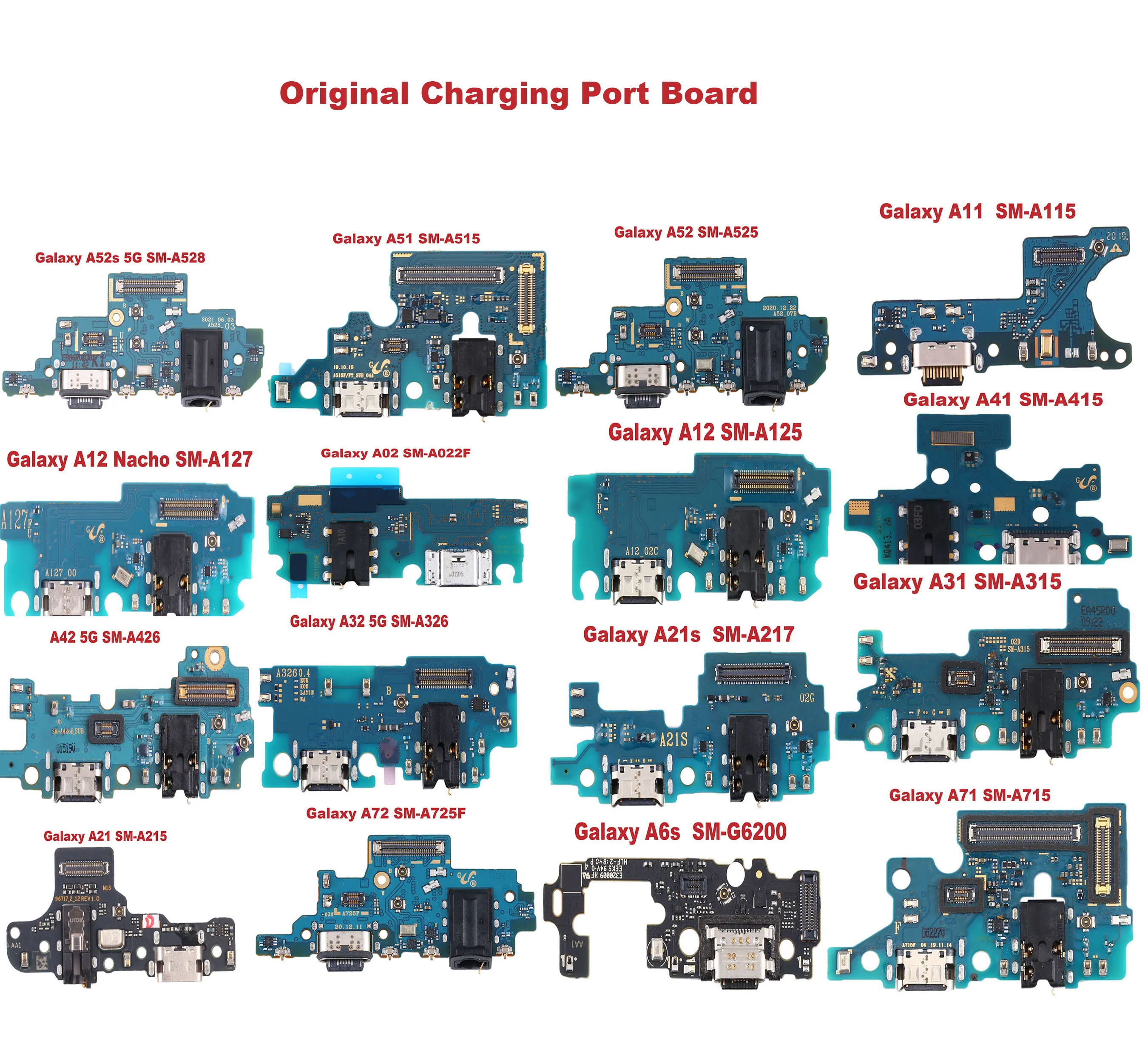 Original Charging Port Board For Samsung Galaxy A51 a52s a12 Nacho a42 