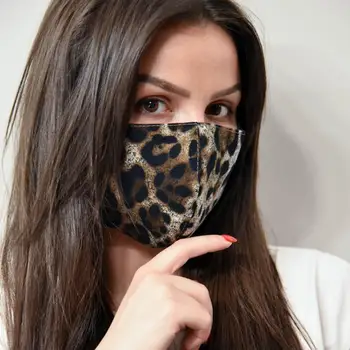 

Facemasks Masque Leopard SEXY Print Mouth Mask Unisex Face Mask Washable Reusable Breathable Cloth Masks face mascarilla