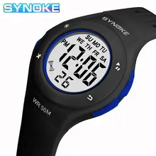 

SYNOKE Kids Watch LED Sport Watches Children Digital Watches Boy 5Bar Waterproof Clock Wristwatches For Girls Gifts Dropshiping