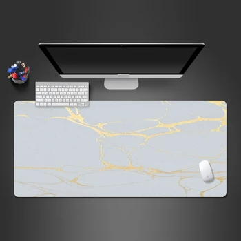 

Balck Ornate Marble Mouse Pad High Quality Lock Side Professional Gamer Computer Keyboard Gaming Accessories Mouse Mat Gaming