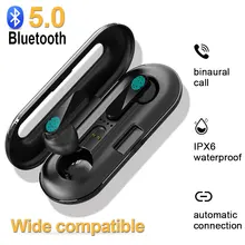 TWS Bluetooth 5 0 Earphones Ultra Slim Wireless Headset Touch Control Auto Connection Stereo Sport Music In ear headphone